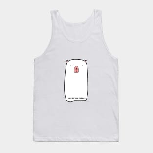 Single Bear Tank Top